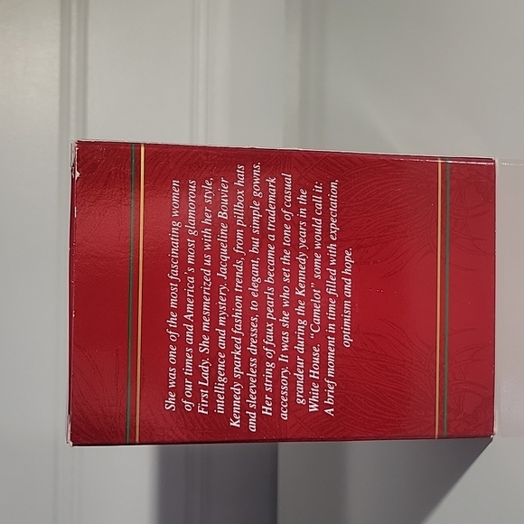 Carlton Cards 1999 Collector Holiday Ornament First Lady Jaqueline Kennedy - Picture 5 of 7